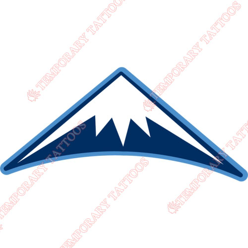 Denver Nuggets Customize Temporary Tattoos Stickers NO.982